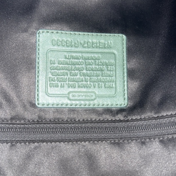 Coach Laura Large North South Leather Tote in Mint Green - Picture 7 of 7